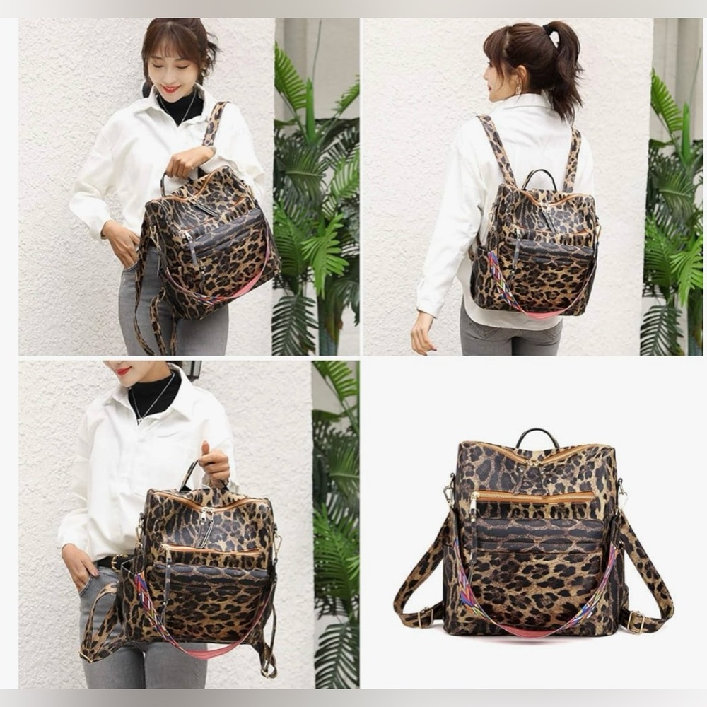 Backpack Purse Multipurpose Convertible Satchel H… - image 3